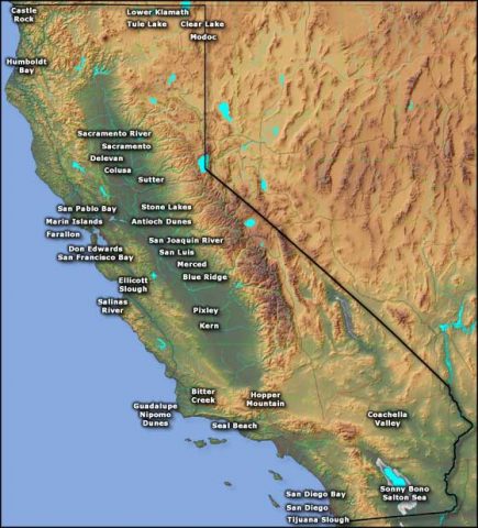 california wildlife refuges